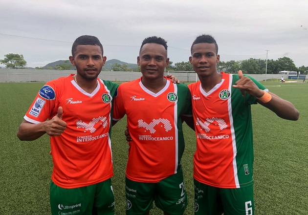 Abdiel Abrego, “Bombo” Medina y Axel Rodríguez, los goleadores de Alianza. Foto:@alianzafc