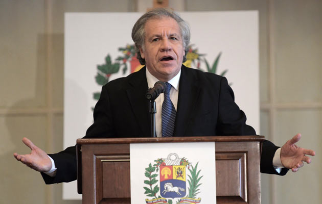 Luis Almagro denunció el desmantelamiento del Estado de Derecho realizado 