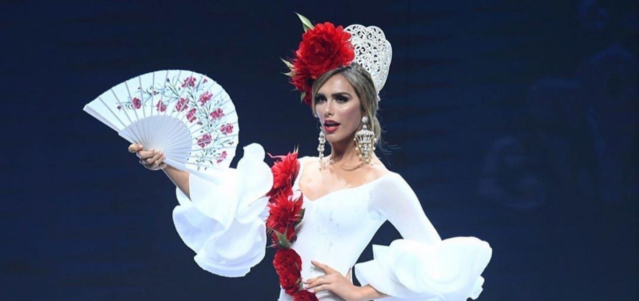 Ángela Ponce, Miss España 2018, durante un desfile en Miss Universo. Foto: Instagram