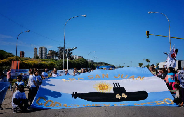 Sus familiares se manifestaron en Mar del Plata (Argentina). Foto: EFE 