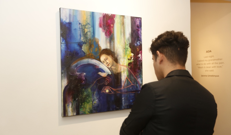 Armonía, paz y colores fuertes y tenues son un delicioso coctel para ojos golosos en esta obra de arte. /Foto Josué Arosemena.