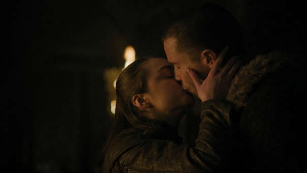 Arya y Gendry.