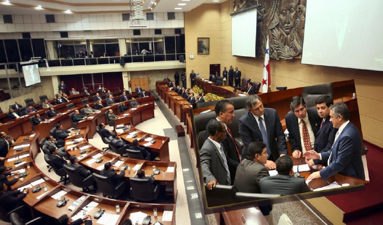 La bancada del panameñismo ha sido barrida, pero su influencia y voto todavía cuenta en sesiones extraordinarias.  Foto de archivo