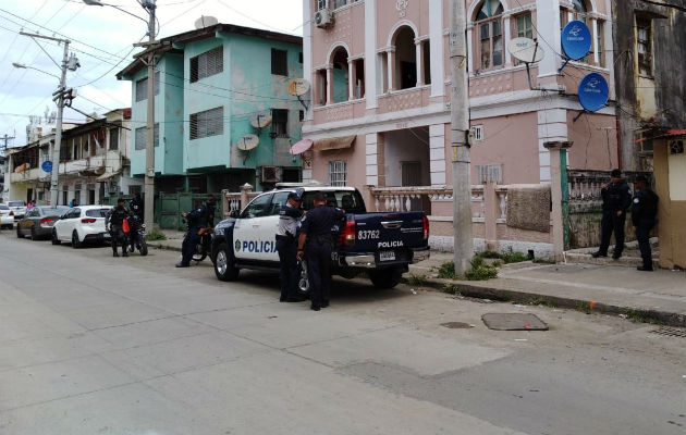 El crimen fue entre las calles 9, avenida Meléndez y Santa Isabel.  Foto: Diómedes Sánchez S. 