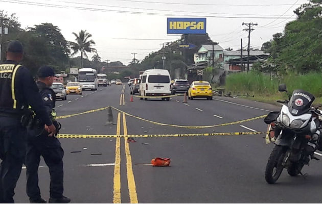 El mismo fue atropellado por un taxi cuando cruzaba para dirigirse a su apartamento.