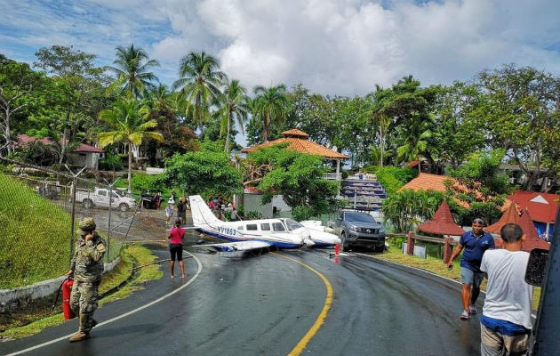 Descuido en avioneta en Isla Contadora