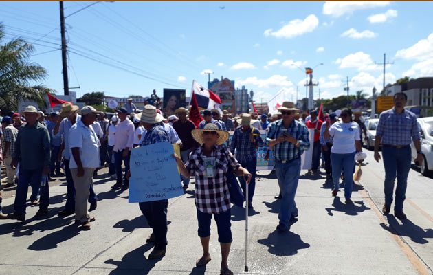 Los productores de Azuero, llevan tiempo exigiendo que se atiendan sus necesidades.