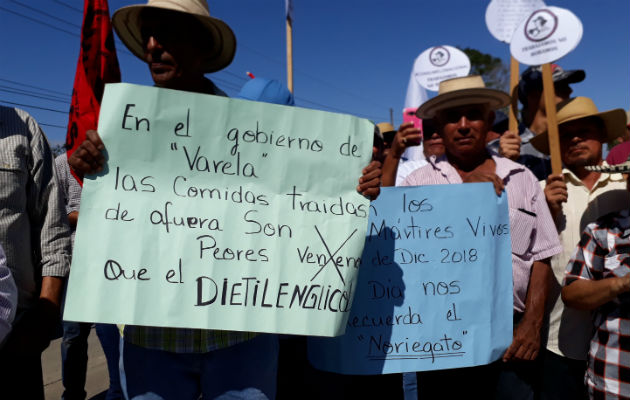 Los productores exigen una pronta reunión con el presidente Varela. Foto: Thays Domínguez.