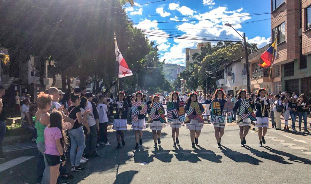 Banda Herberto López durante su participación. Foto: Tomado de @BAHERLOJdc