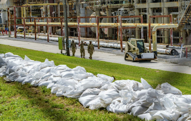 Las lluvias podrían poner a prueba las defensas erigidas en Nueva Orleans después del impacto del huracán Katrina en 2005.