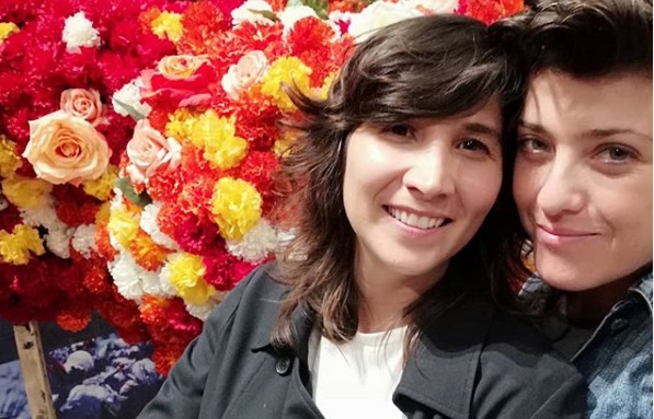 Valeria Vera junto a su futura esposa  Lucía Cano. Foto: Instagram