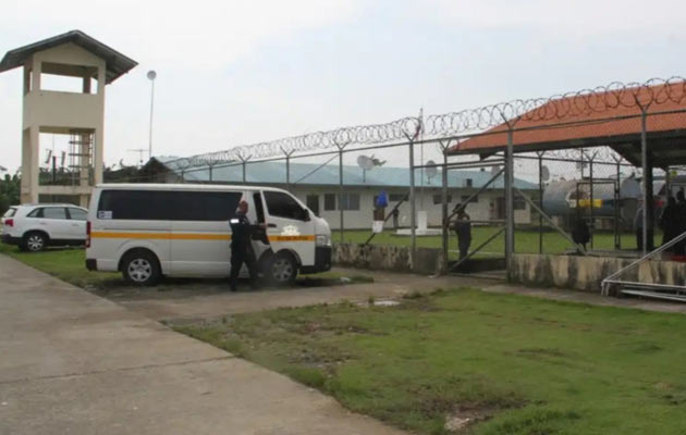 Los reclusos se quejaron de las condiciones del centro penitenciario en Bocas del Toro. 