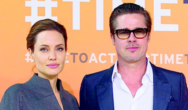 Angelina Jolie y Brad Pitt.