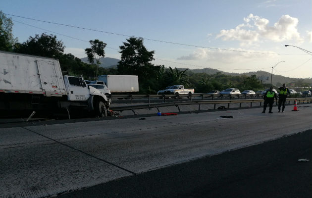 Lugar donde se registró el fatal accidente a la altura de Burunga, en la vía Centenario.