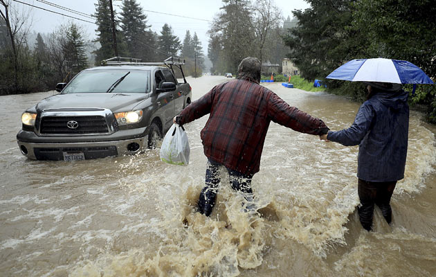 La población más afectada es Guerneville, de unos 4,500 habitantes. FOTO/AP