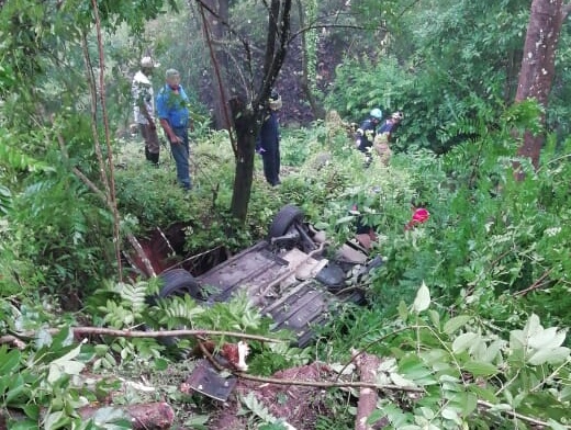 El accidente ocurrió en la comunidad conocida como La Paliza en Calovébora muy distante del distrito cabecera de Santa Fé. Foto/Melquiades Vásquez