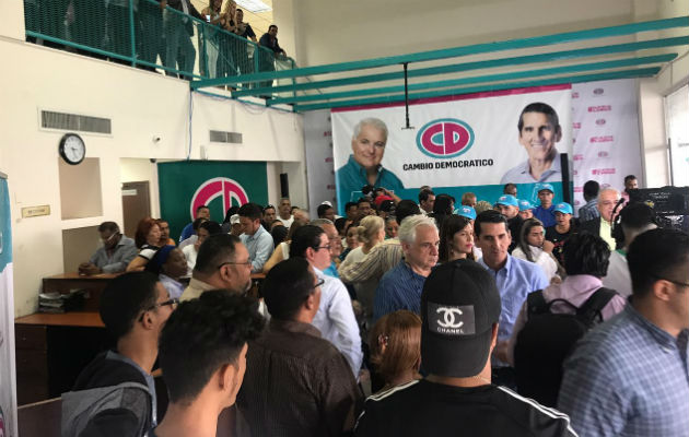 Expresidente Ricardo Martinelli es postulado como candidato a la Alcaldía de Panamá por Cambio Democrático. Foto: Panamá América.