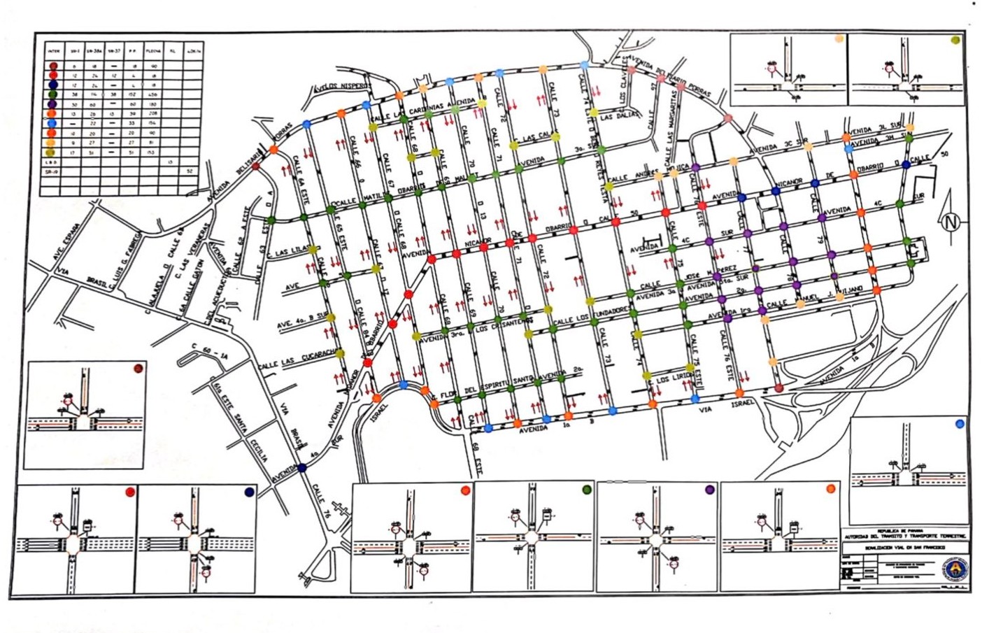 Los cambios viales en las calles del corregimiento de San Francisco se harán desde el próximo martes 22 de octubre. 