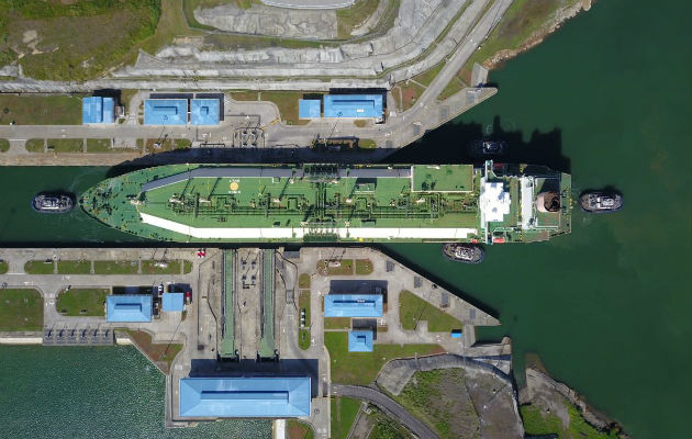 Los buques de GNL Q-Flex ahora pueden transitar por el Canal de Panamá. Foto/Cortesía