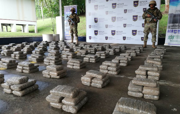 Los 612 kilos de droga incautados en Capira se encontraban embalados en 14 sacos.