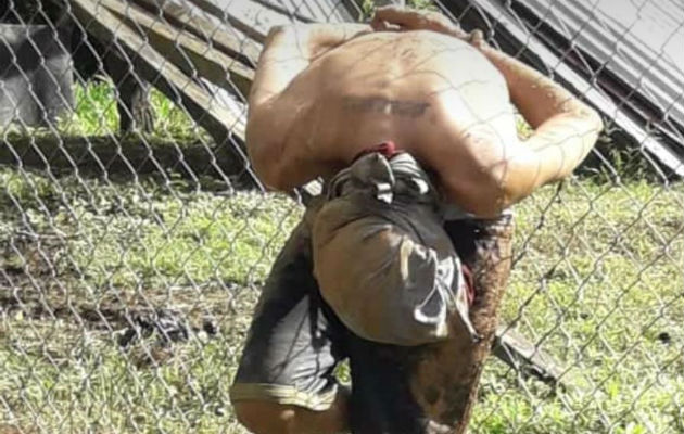 El delincuente fue atrapado en la madrugada. Foto: Eric A. Montenegro.