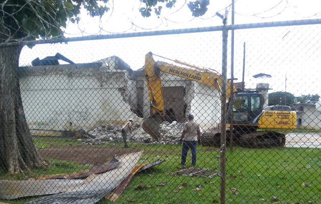 Las instalaciones del cuartel en Chiriquí fueron quemadas en octubre de 2017.