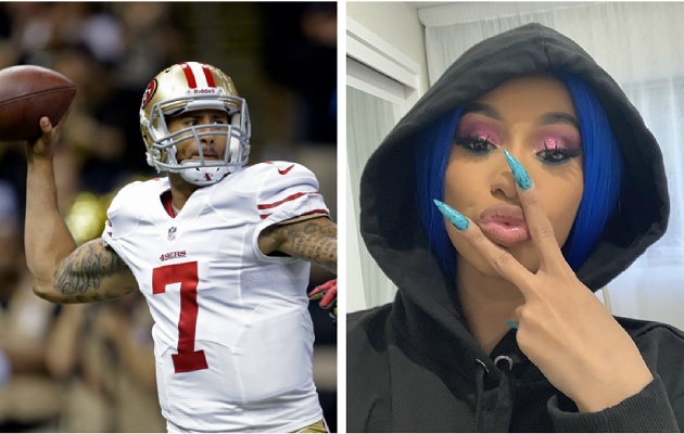 Cardi B cree en la lucha de Kaepernick.