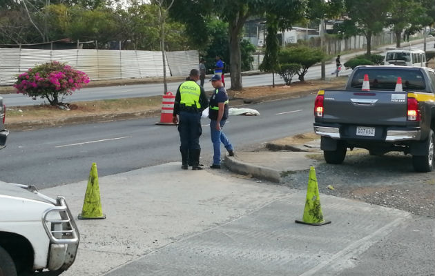 El atropello fatal fue en La Chorrera. Foto: Eric A. Montenegro.