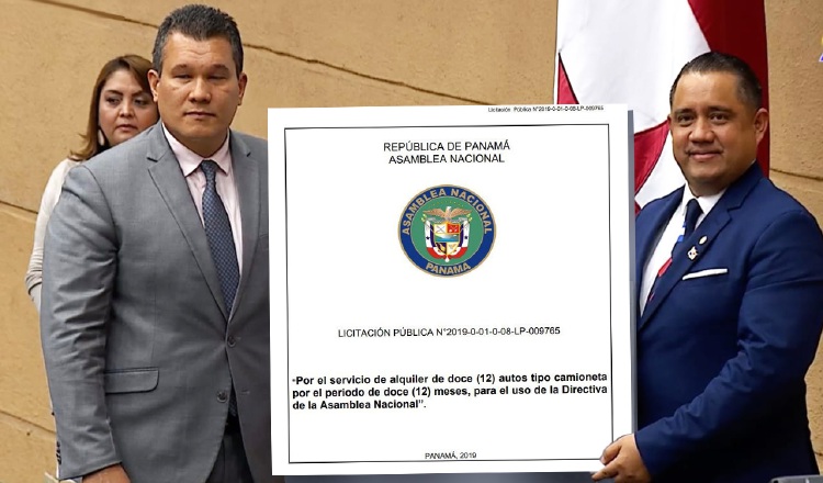 Algunos de los usuarios de las camionetas serían  Dana Castañeda, Quibián Panay  y el presidente de la Asamblea, Marcos Castillero. Ilustración de Panamá América. Foto de archivo 