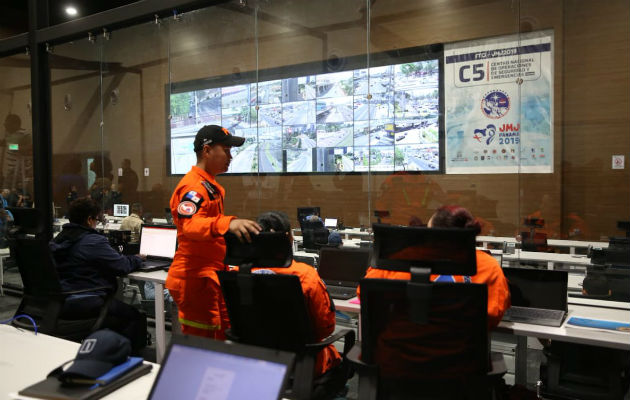 Centro Nacional de Operaciones de Seguridad y Emergencias (C5) Panamá.