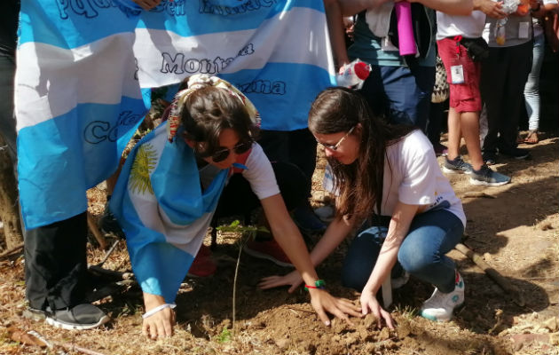  Actividad de peregrinos en Chame. Foto: Eric A. Montenegro