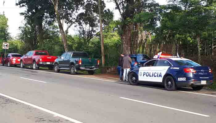 el decomiso de la presunta droga, se realizó en Chorchita, vía interamericana. Foto/Mayra Madrid 