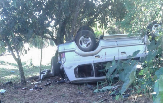  El conductor de la camioneta no tenía licencia de conducir en Chiriquí.