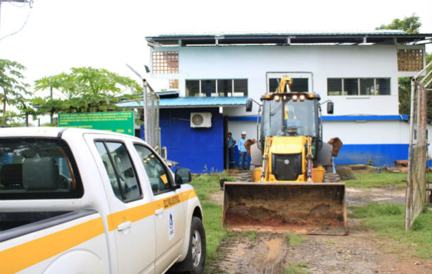 Se realizaron trabajos para subsanar los daños en Chitré. 