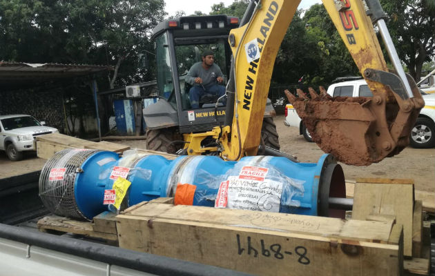 La nueva bomba queda como reserva en caso de darse alguna eventualidad. Foto: Thays Domínguez. 