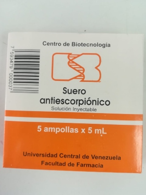 Las instalaciones de Salud de la provincia cuentan con el suero antiescorpiónico para tratar a personas con picaduras de estos arácnidos. Foto/Thays Domínguez