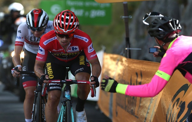 Primoz Roglic manda en la Vuelta.