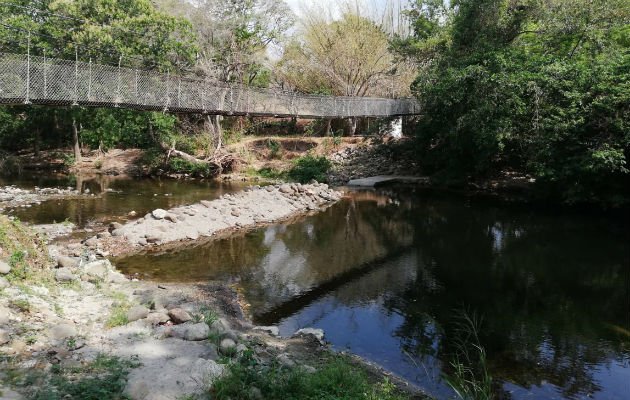 Así luce el río Zaratí en Coclé. Foto: Cortesía