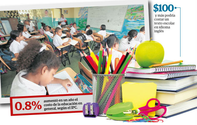 Se observa en el mercado local que algunos libros de textos escolares se venden junto al libro de trabajo.