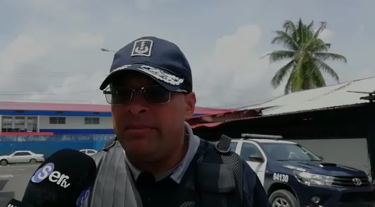 Elmer Castillo, oficial de la Policía Nacional en Colón. 