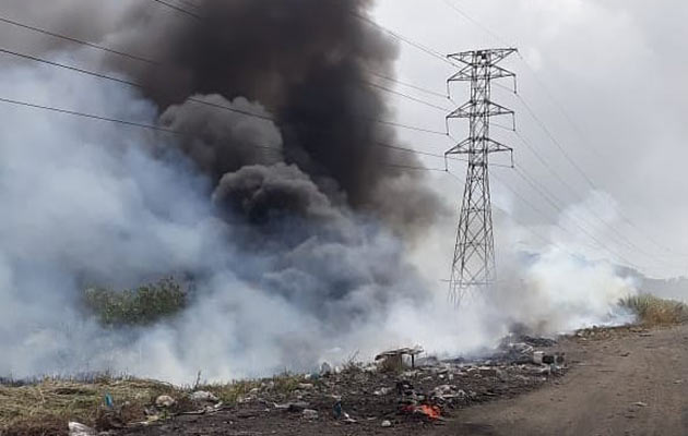 El pasado 21 de enero también hubo un incendio en el área. Foto/Diómedes Sánchez