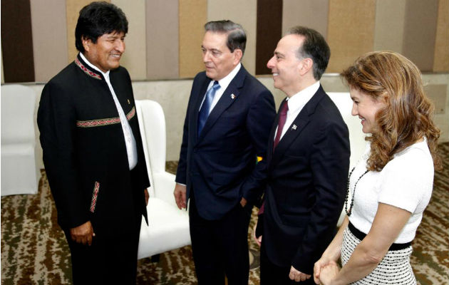 El presidente Laurentino Cortizo se reunió durante las últimas horas con representantes de diversas delegaciones.