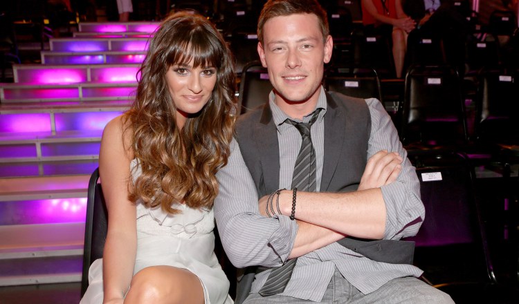 Lea Michele y Cory Monteith.