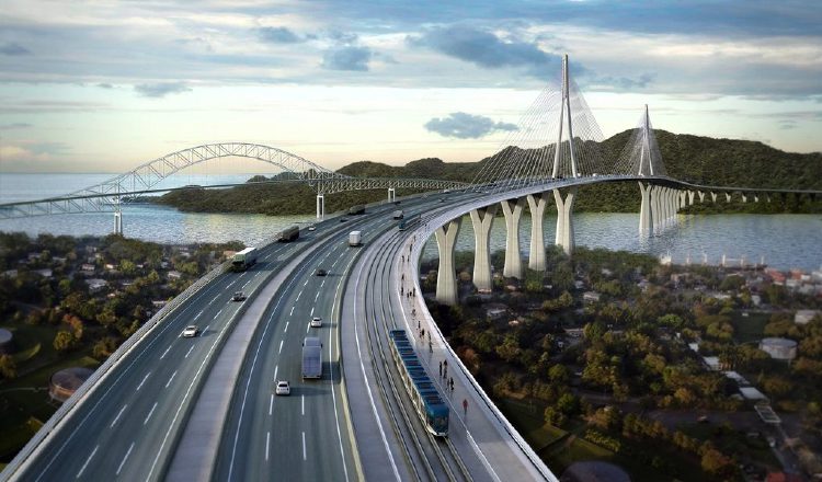 El cuarto puente sobre el Canal de Panamá es parte importante para que se construya la Línea 3 del Metro de Panamá.