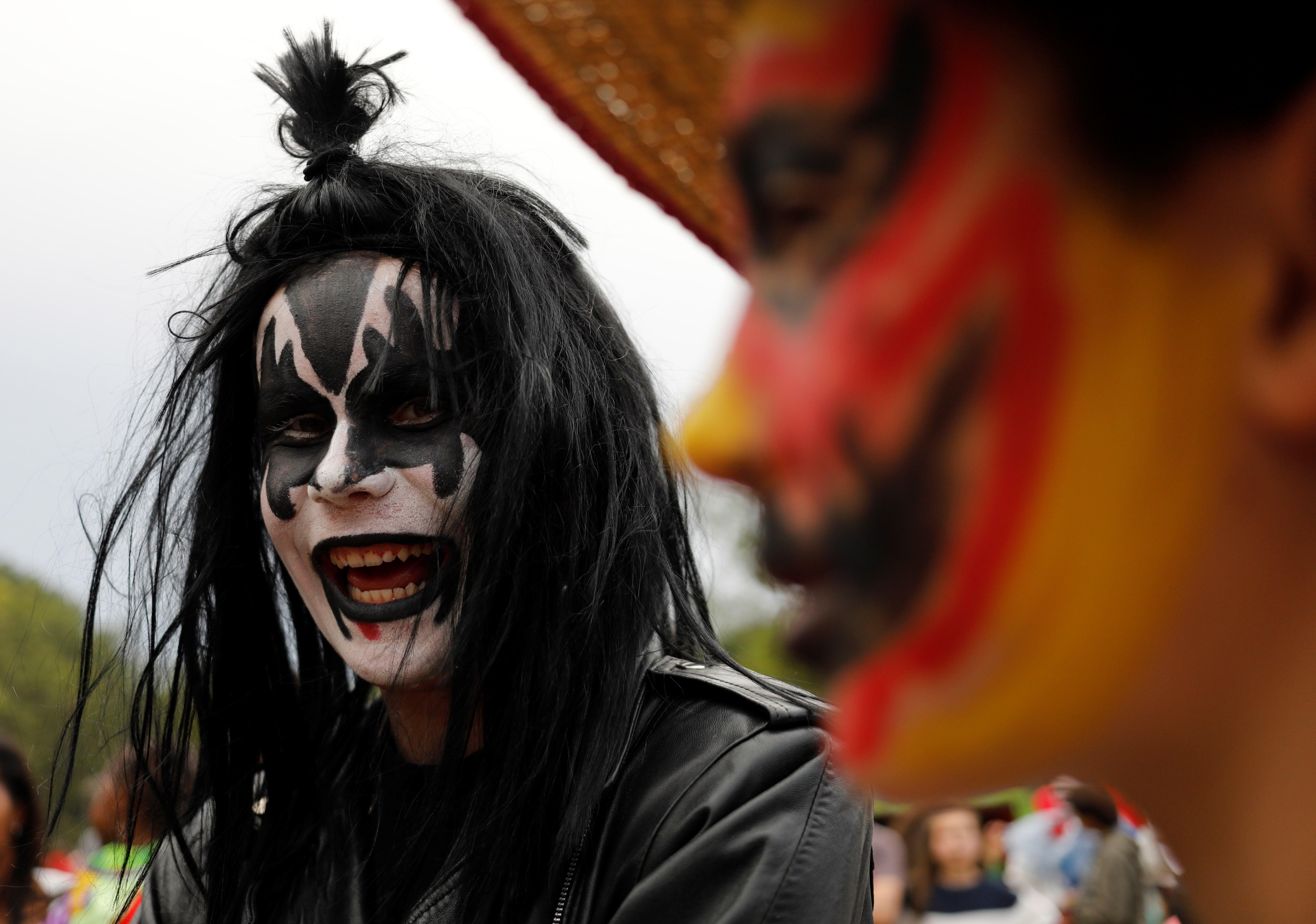 Halloween en el parque de Tierpark en Berlín (Alemania). Foto/EFE