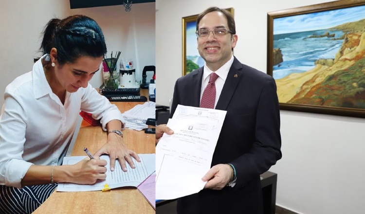 Michelle Muschett y Rolando de León de Alba postearon su declaración en redes sociales. Foto de Twitter