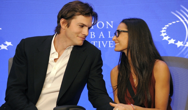 Demi Moore y Ashton Kutcher. 