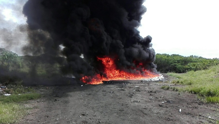 A criterio del representante de Playa Leona el Gobierno debe considerar otras medidas menos contaminantes al ambiente, entre ellas la contratación de empresas especializadas en la incineración de las drogas. Foto/Eric Montenegro