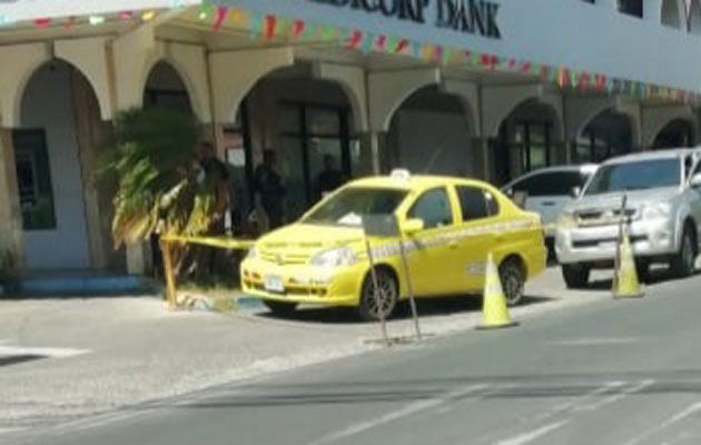 El pasajero del taxi es un ciudadano de 19 años. Foto/José Vásquez