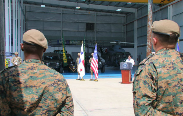 Estados Unidos equipa a estamentos de seguridad panameños para defender la frontera con Colombia. Foto: Senan.